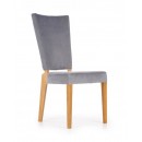 Стул HALMAR ROIS дуб медовый/серый